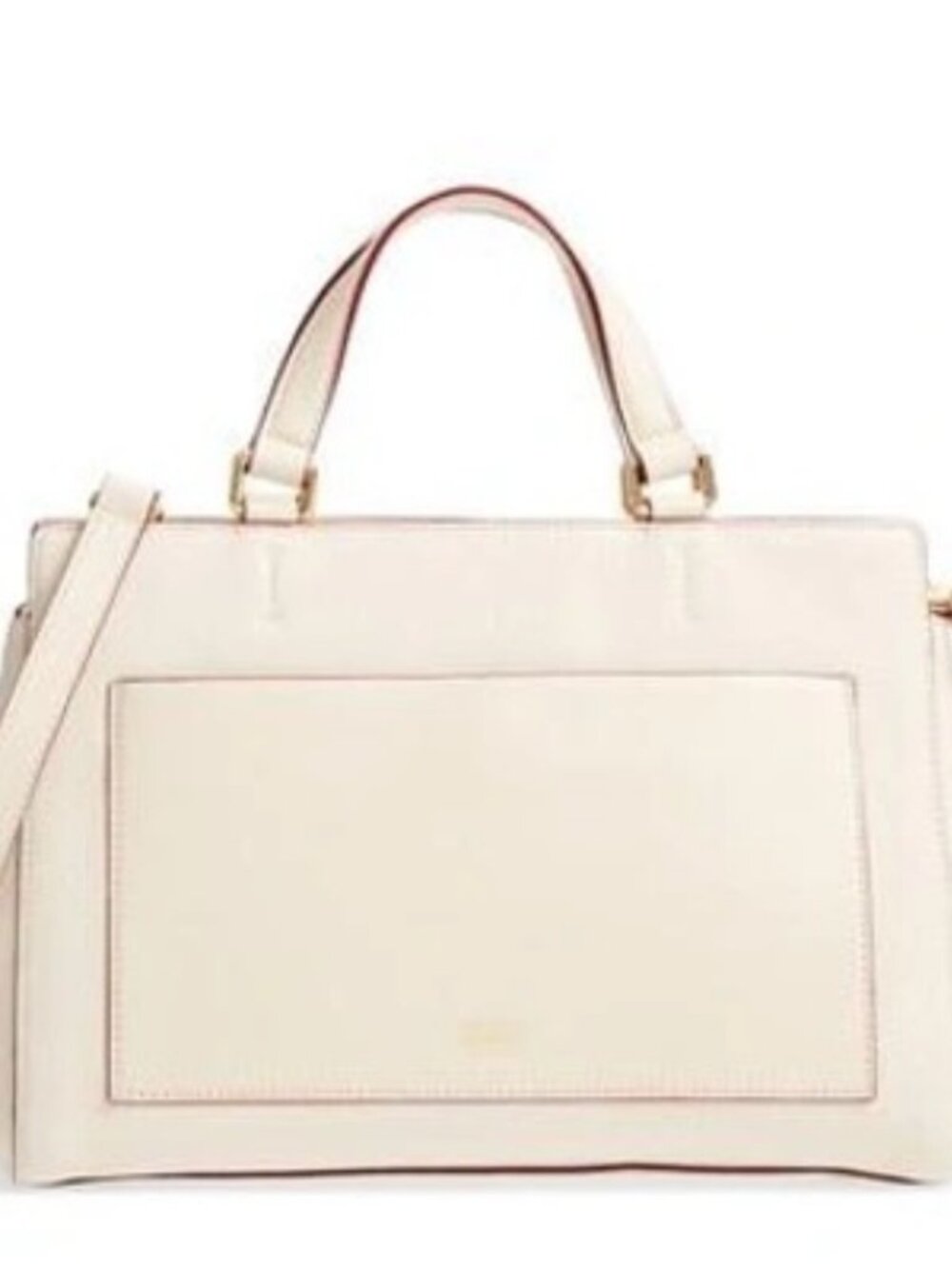 Frances Valentine Anna Tumbled Soft Leather Satchel Oyster EUC: A RARE Find!